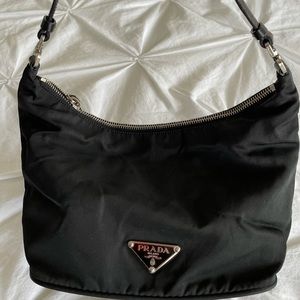 Black Prada nylon bag in perfect condition.